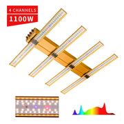 OA 4 Channels Adjustable Spectrum Series 320W LM301H Greenhouse Led Grow Light