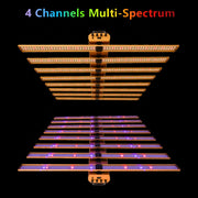 OA 4 Channels Adjustable Spectrum Series 900W LM301H Greenhouse Led Grow Light